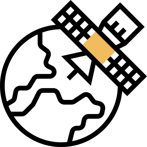 satelita Meticulous Yellow shadow ikona