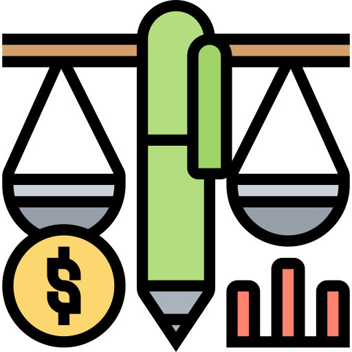 Balance sheet Meticulous Lineal Color icon