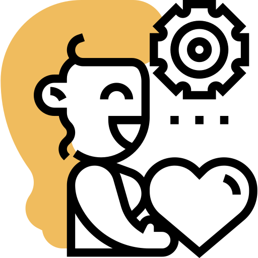 non-profit organisatie Meticulous Yellow shadow icoon