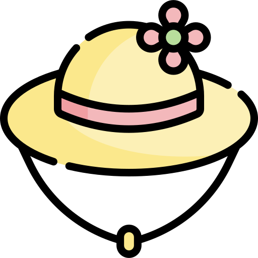 sombrero de pamela Special Lineal color icono