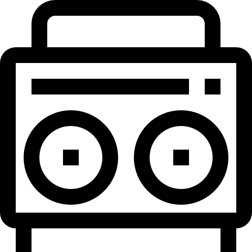 ラジカセ Accurate Lineal icon