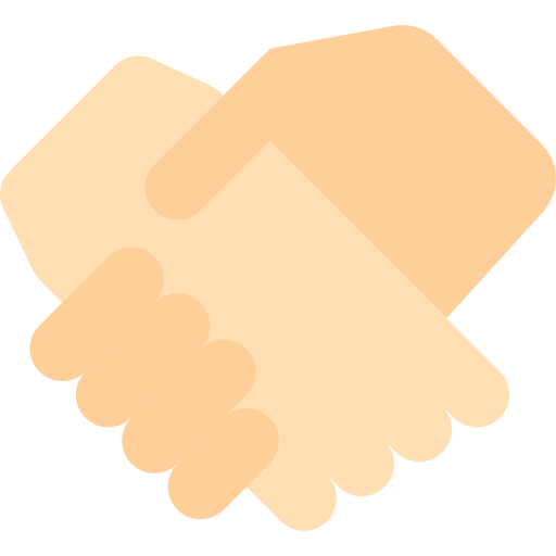 Handshake Basic Rounded Flat icon