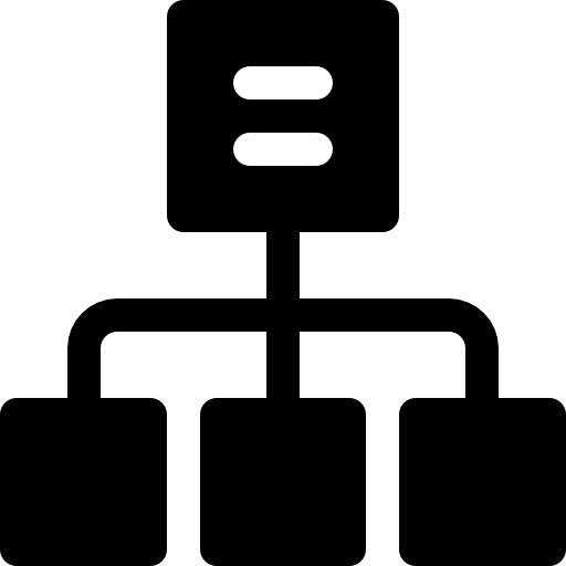 diagram Basic Rounded Filled icoon