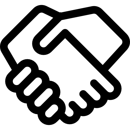 ハンドシェーク Basic Rounded Lineal icon
