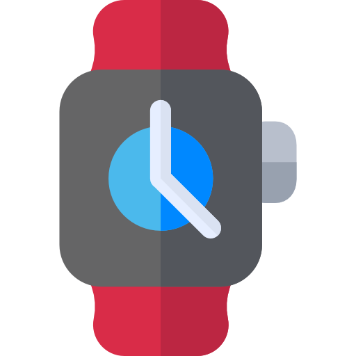 reloj inteligente Basic Rounded Flat icono