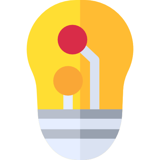 inteligentne światło Basic Rounded Flat ikona