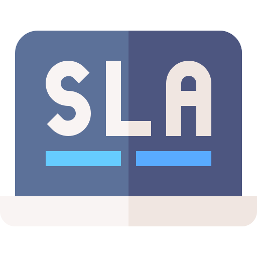 sla Basic Straight Flat icono