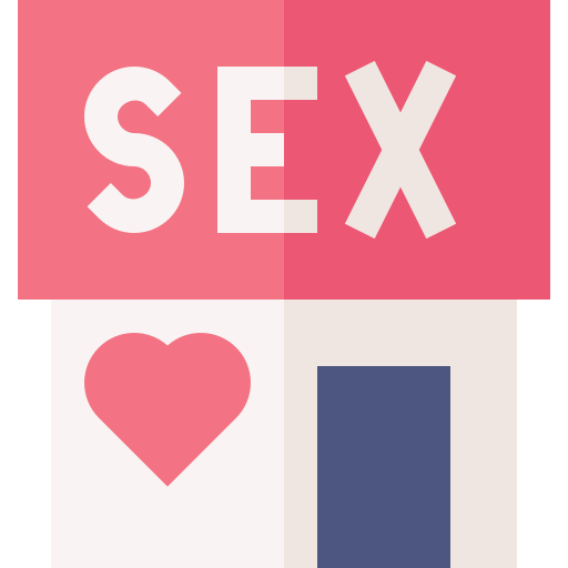 sex shop Basic Straight Flat icono
