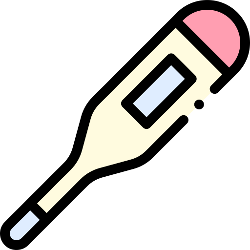 Thermometer Detailed Rounded Lineal color icon