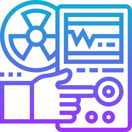 stralingsdetector Meticulous Gradient icoon