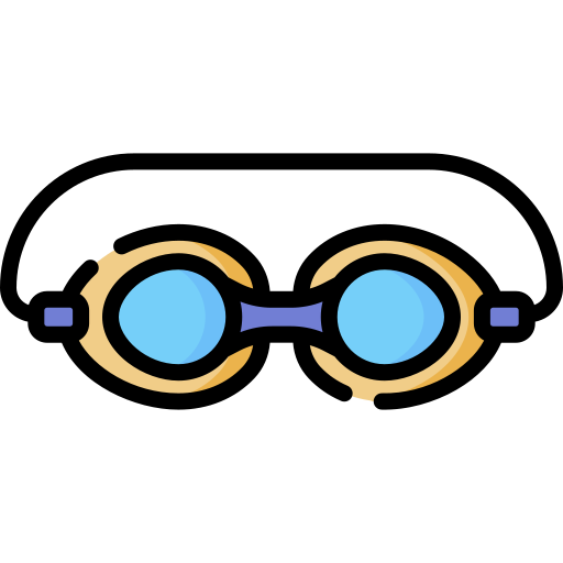 Swimming glasses Special Lineal color icon