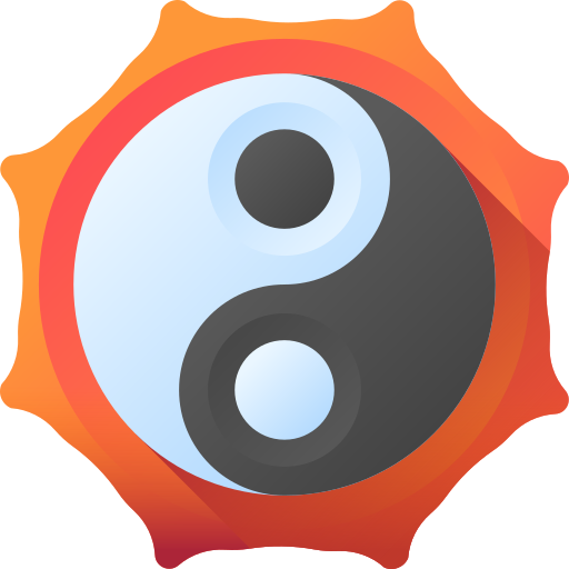 陰陽 3D Color icon
