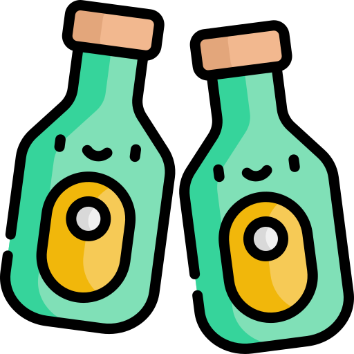 맥주 Kawaii Lineal color icon