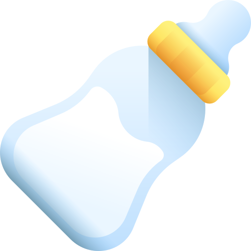 哺乳瓶 3D Color icon