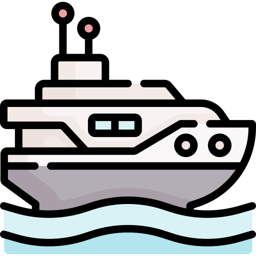 yatch Special Lineal color icon