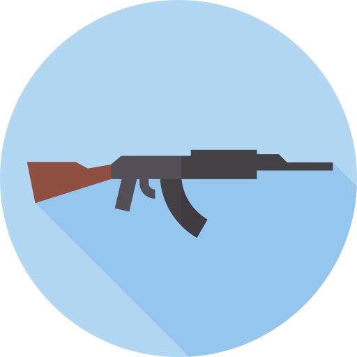 pistolet Flat Circular Flat ikona