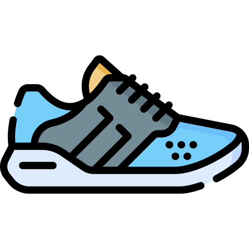 Running shoes Special Lineal color icon