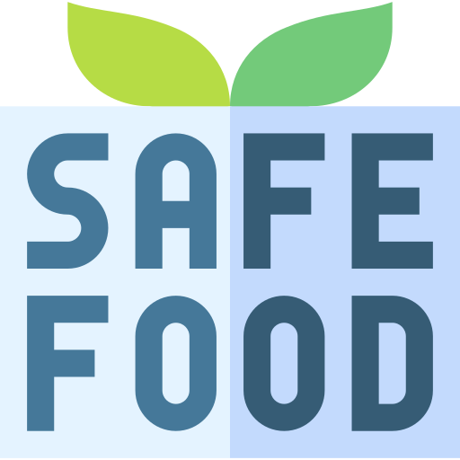 Food safety Basic Straight Flat icon