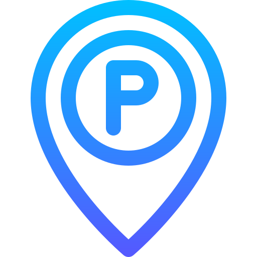parking Basic Gradient Lineal color ikona