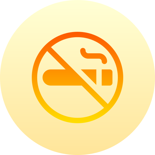 proibido fumar Basic Gradient Circular Ícone