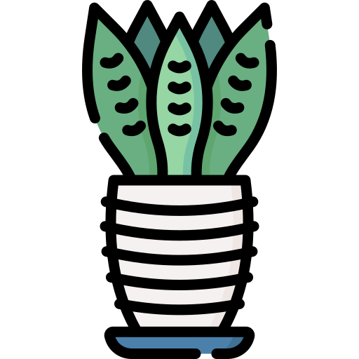 뱀 식물 Special Lineal color icon