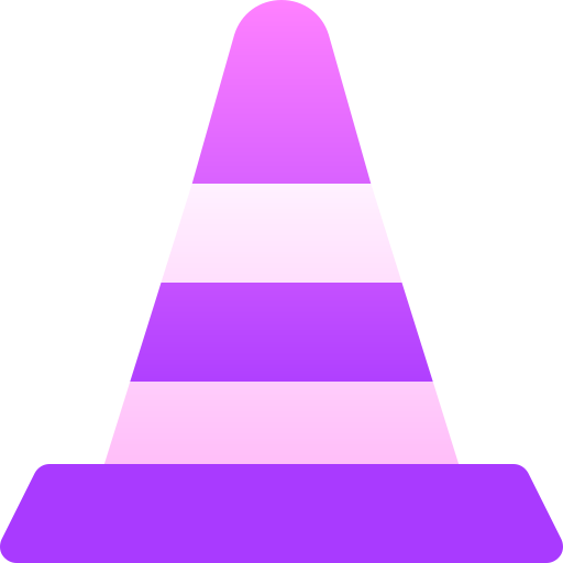 Cone Basic Gradient Gradient icon