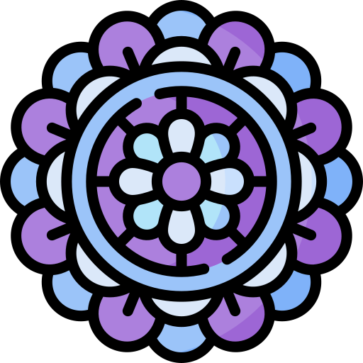 mandala Special Lineal color icon