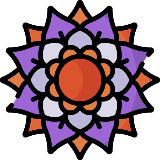 mandala Special Lineal color icon