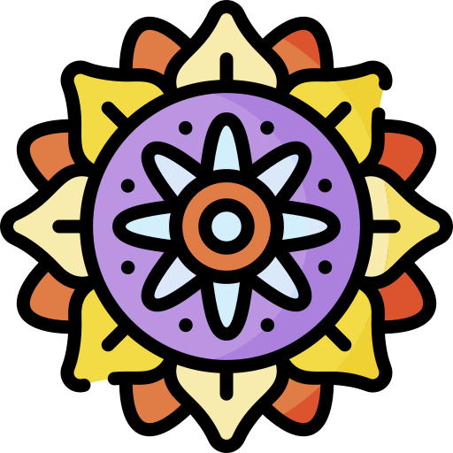 mandala Special Lineal color icon