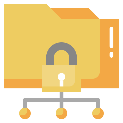 seguridad de datos Surang Flat icono