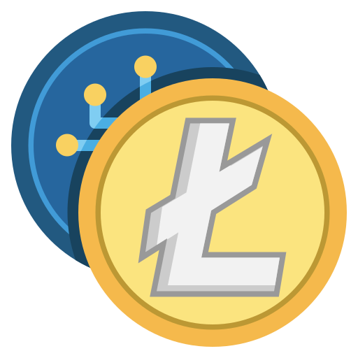 Litecoin Surang Flat icon