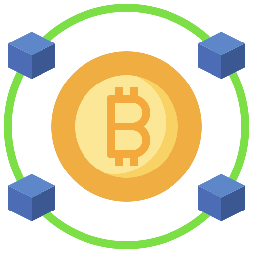 blockchain Surang Flat ikona