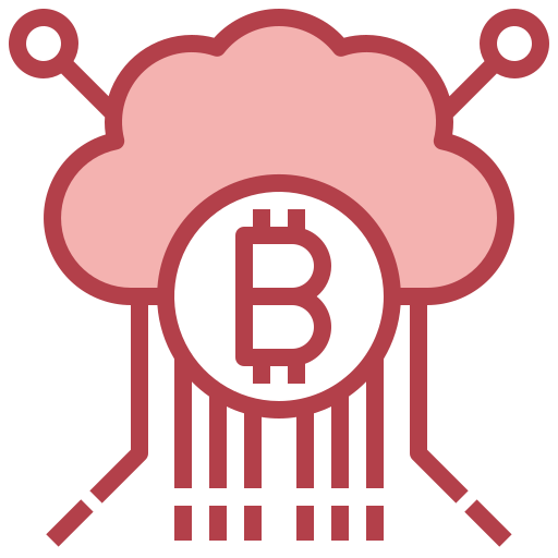 Cloud mining Surang Red icon
