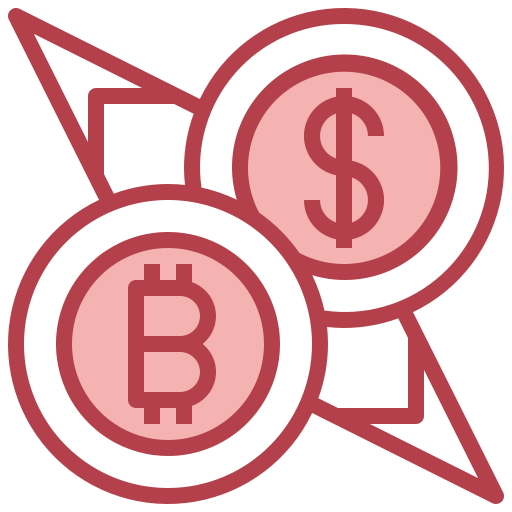 Cryptocurrency Surang Red icon