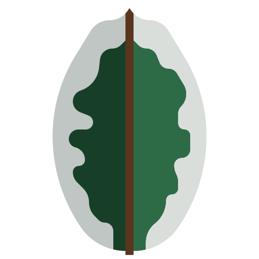 Árbol del caucho Surang Flat icono