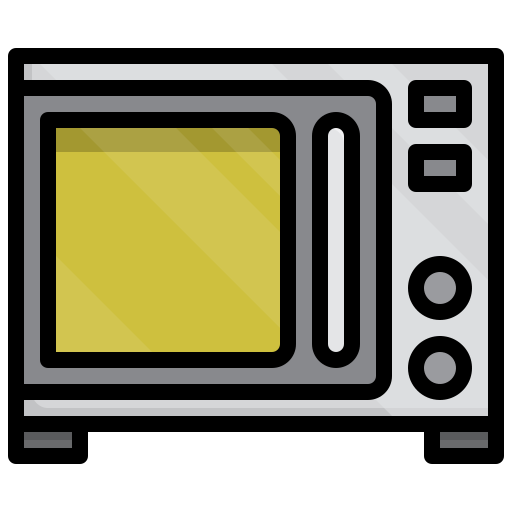 Microwave oven Surang Lineal Color icon