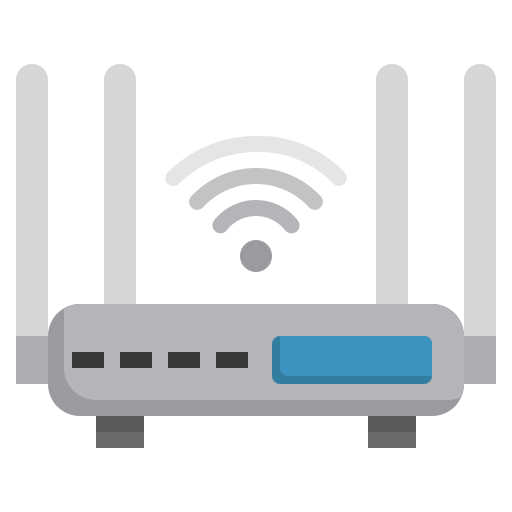 router inalámbrico Surang Flat icono