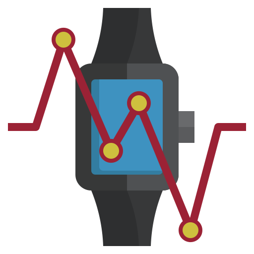 smartwatch Surang Flat icoon