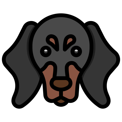 Dachshund Surang Lineal Color icon