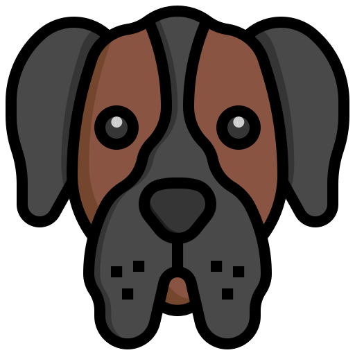 Great dane Surang Lineal Color icon