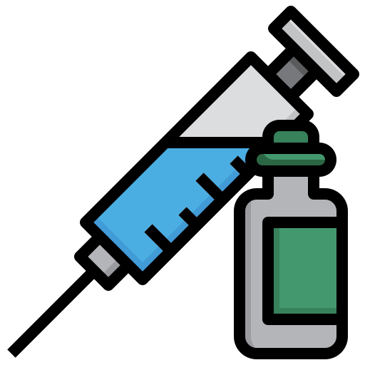 Vaccine Surang Lineal Color icon