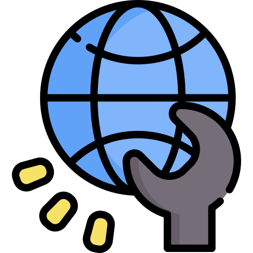 글로벌 서비스 Special Lineal color icon