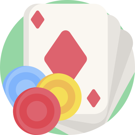 cartes de poker Detailed Flat Circular Flat Icône