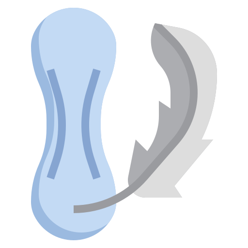 Sanitary pad Surang Flat icon