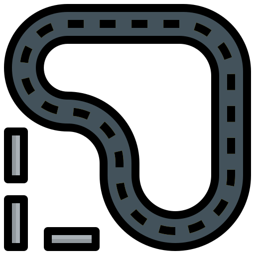 circuit Surang Lineal Color icoon