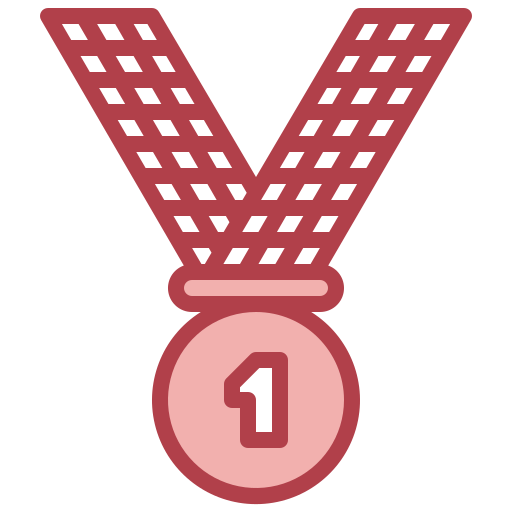 medalla de oro Surang Red icono