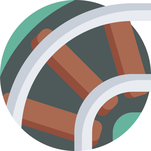 giro Detailed Flat Circular Flat icona