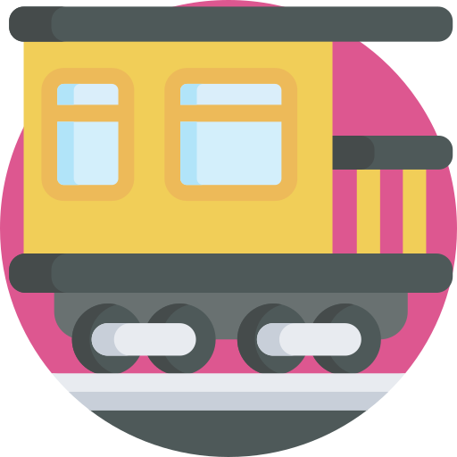 treno Detailed Flat Circular Flat icona