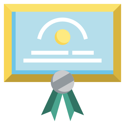 Diploma Surang Flat icon