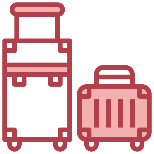 Suitcase Surang Red icon